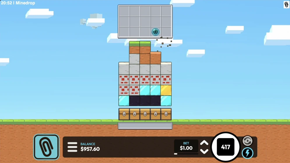 MineDrop gameplay